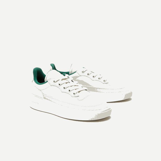 blanquecino 18c VVL0A2684 mujer Lacoste tenis g80 club de cuero a tono