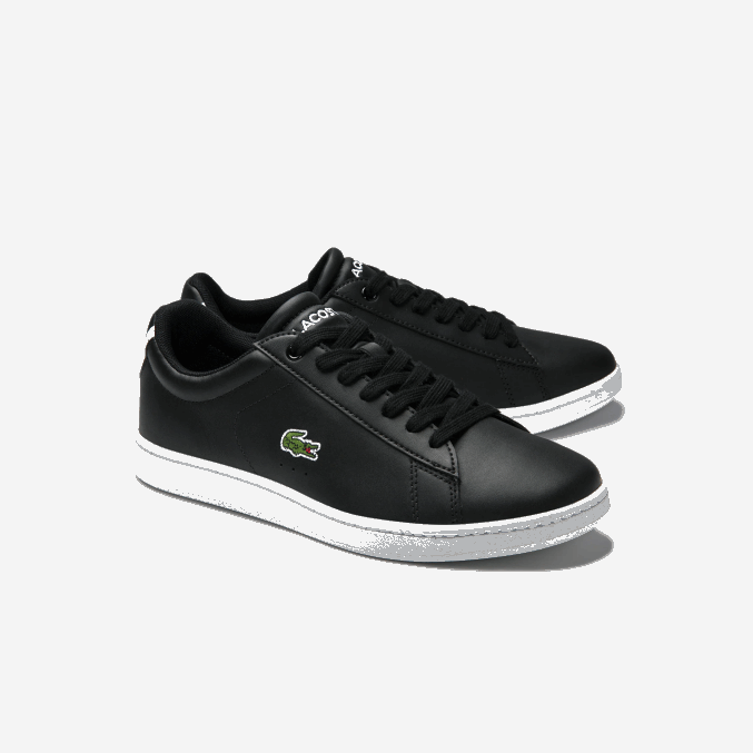 negro 024 VVL0A2717 mujer Lacoste zapatillas carnaby evo de piel con forro de malla