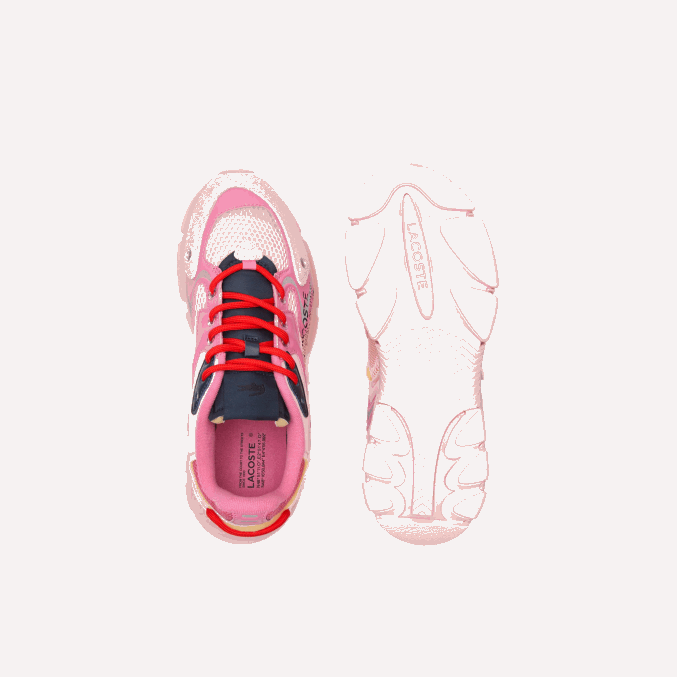rosa 13c VVL0A2677 mujer Lacoste tenis l003 neo textil