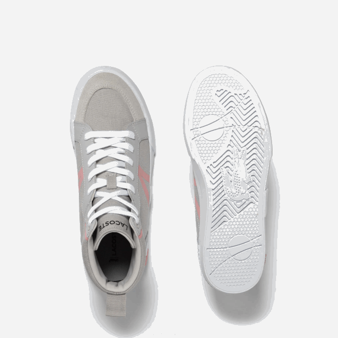 16c VVL0A2687 mujer Lacoste zapatillas l004 de tejido medio