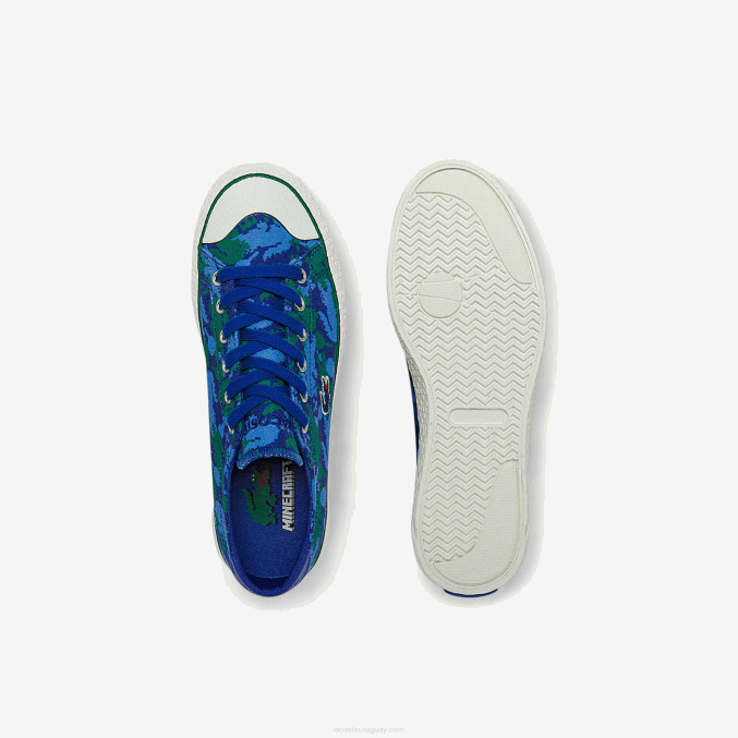 azul verde bg3 VVL0A2734 mujertenis de lona gripshot lacoste x minecraft