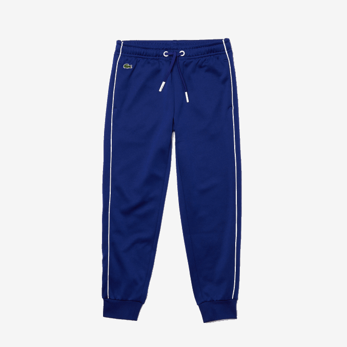 azul blanco emj VVL0A3228 Niños Lacoste pantalones de chándal Heritage
