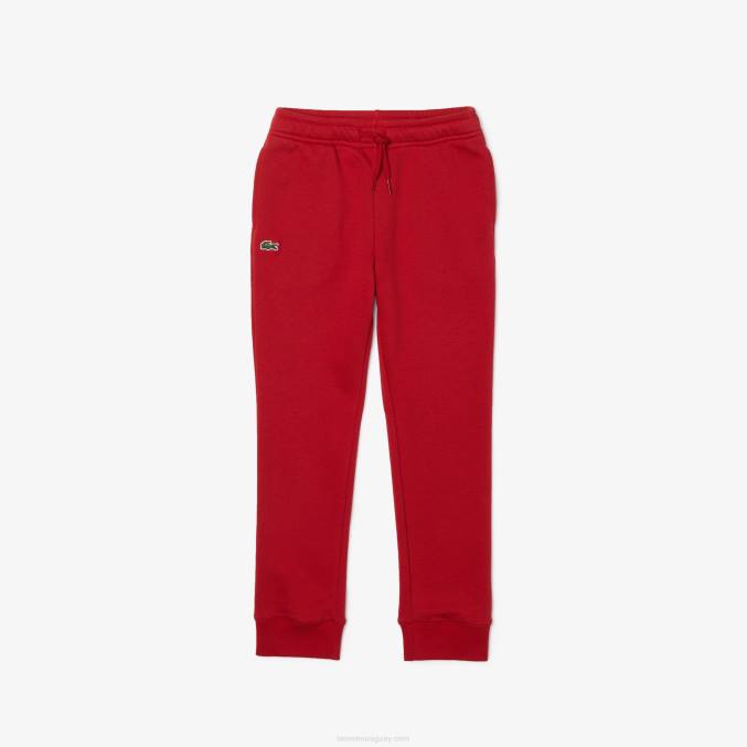 rojo 5sx VVL0A3218 niños Lacoste pantalones deportivos de felpa