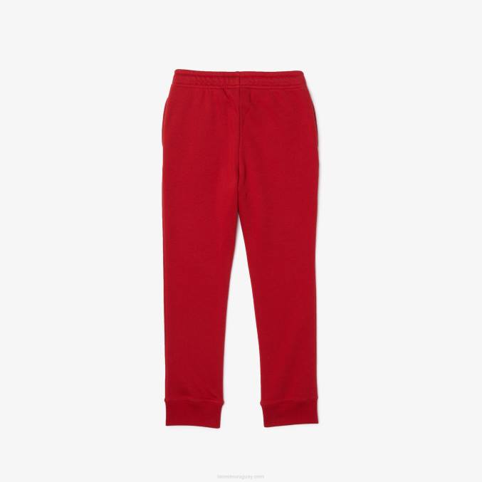 rojo 5sx VVL0A3218 niños Lacoste pantalones deportivos de felpa