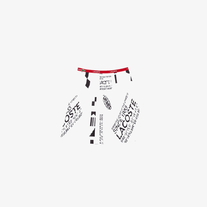 blanco 001 VVL0A3291 chicas Lacoste falda plisada de punto