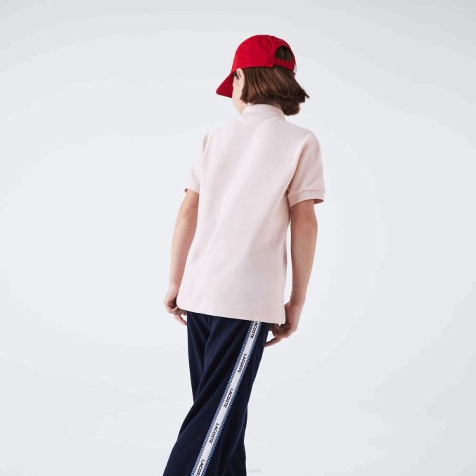 ady rosa claro VVL0A3122 niños Lacoste polo de petit piqué regular fit
