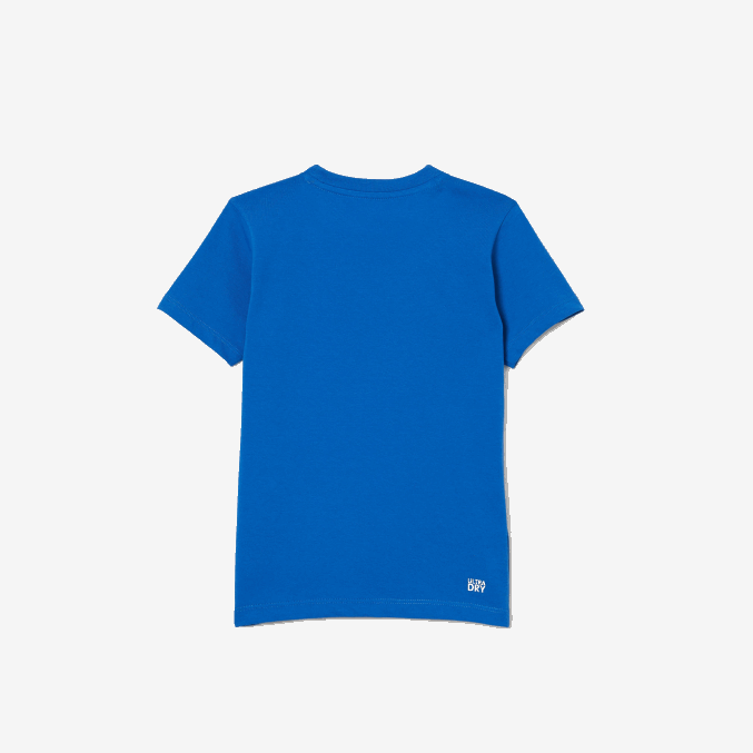 azul blanco lux VVL0A3157 niños Lacoste camiseta sport tennis jersey tecnico oversize cocodrilo