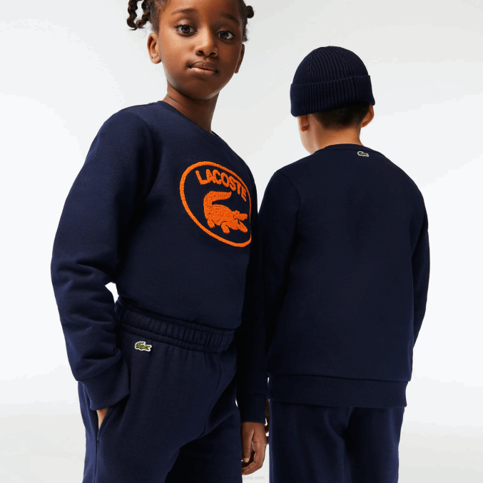 azul marino 166 VVL0A3197 niños Lacoste pantalones de chándal con diseño colour block