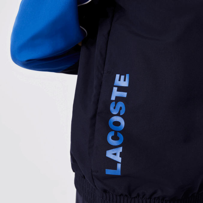 azul marino 976 VVL0A3209 Niños Lacoste chándal deportivo con bloques de color