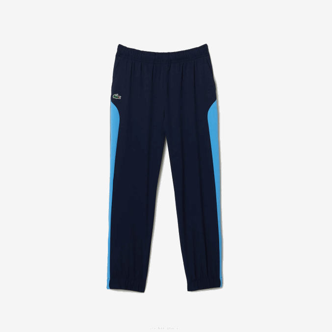 azul marino y25 VVL0A3186 niños Lacoste chándal deportivo de tenis con bloques de color