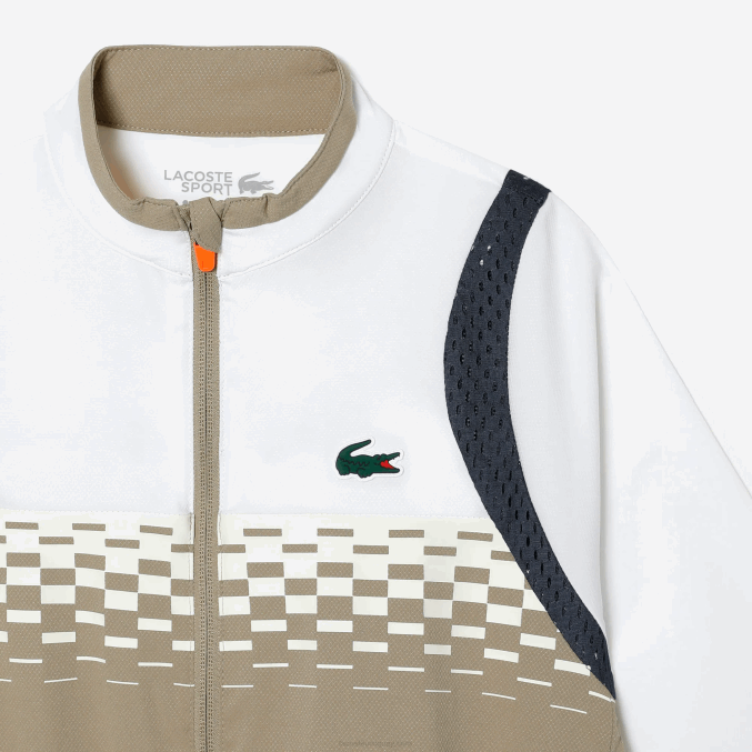 beige blanco azul naranja wri VVL0A3042 Niños Lacoste conjunto jogger tennis x daniil medvedev