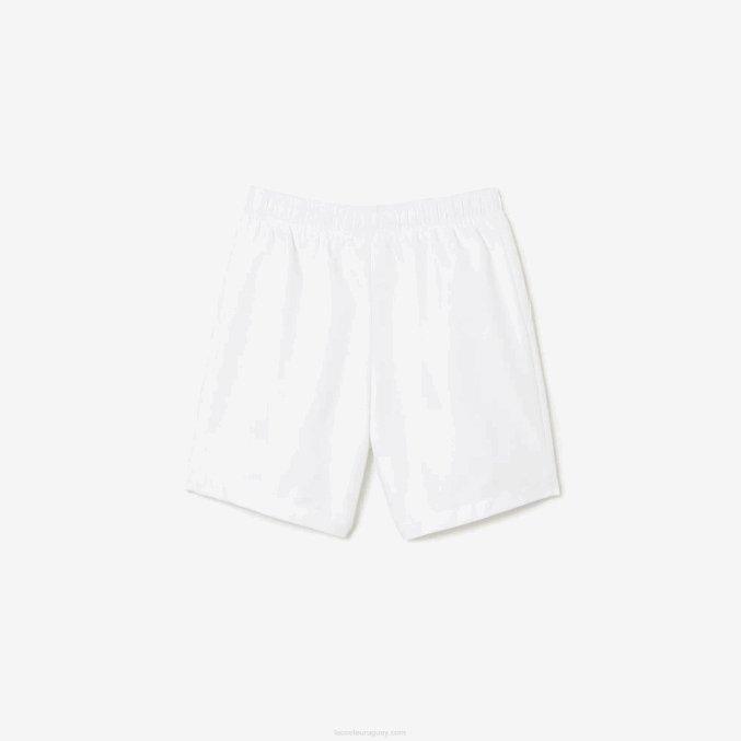 blanco 001 VVL0A3074 niños Lacoste pantalones cortos de deporte de diamantes