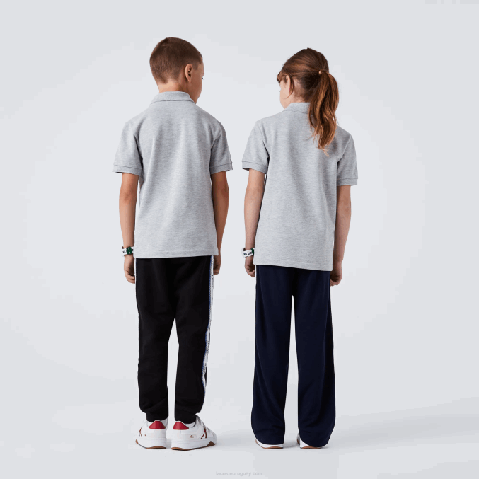 lomo gris cca VVL0A3126 niños Lacoste polo de petit piqué regular fit