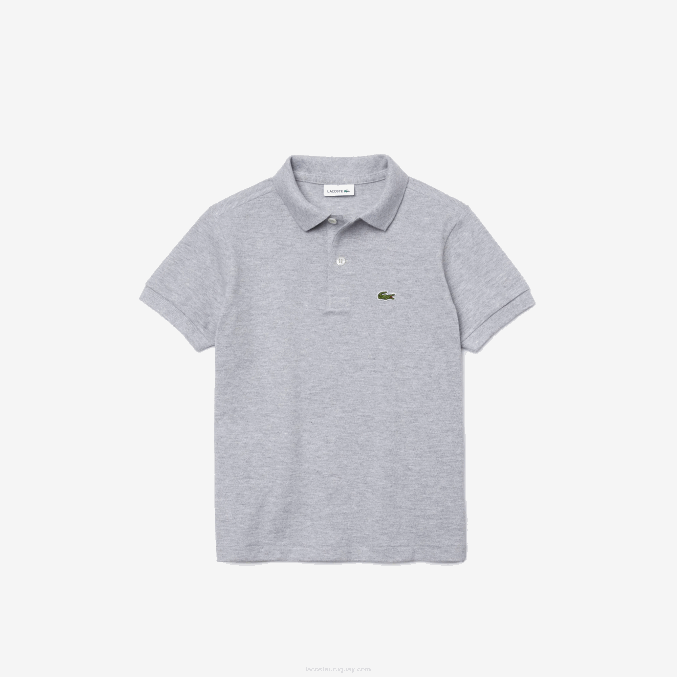 lomo gris cca VVL0A3126 niños Lacoste polo de petit piqué regular fit