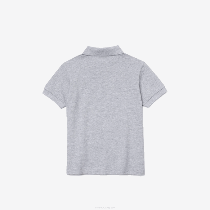 lomo gris cca VVL0A3126 niños Lacoste polo de petit piqué regular fit