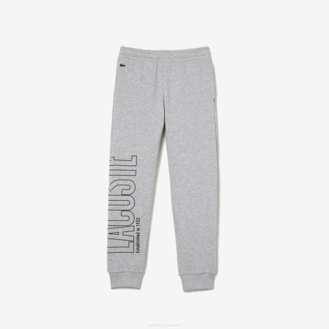 lomo gris cca VVL0A3188 niños Lacoste pantalones deportivos de marca