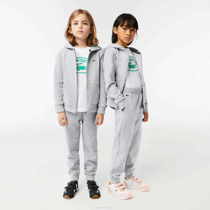 lomo gris cca VVL0A3198 niños Lacoste pantalones de chándal con diseño colour block