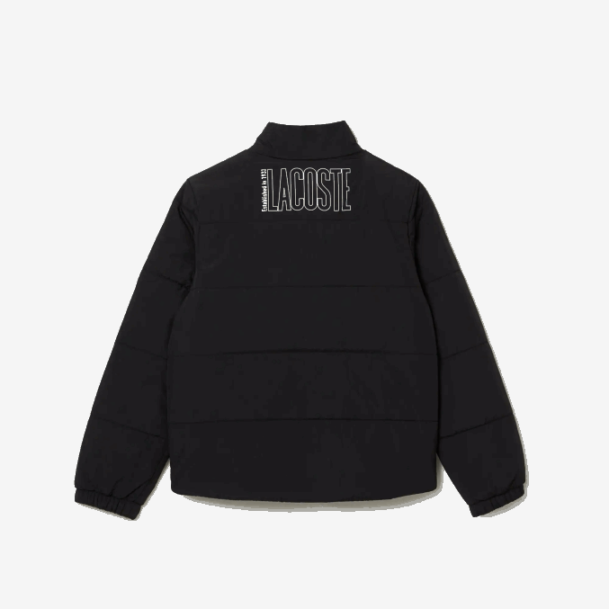 negro 031 VVL0A3238 niños Lacoste chaqueta abullonada