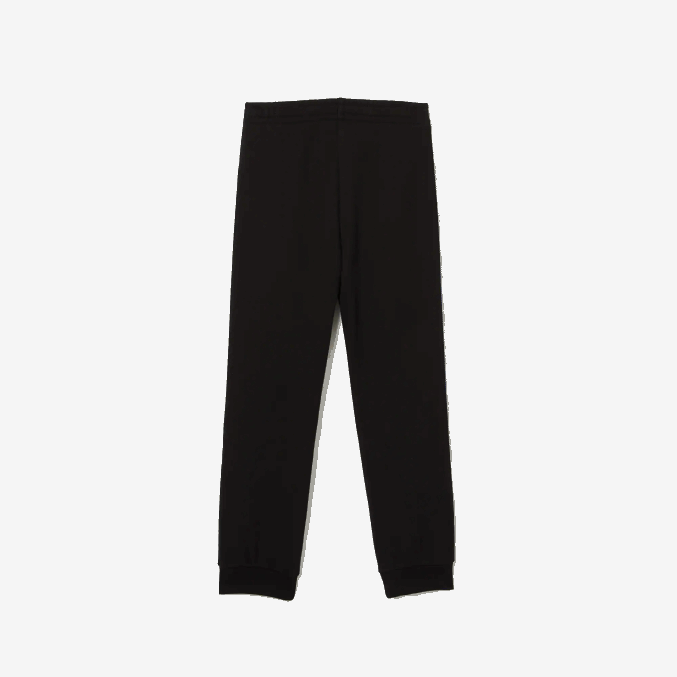 negro azul 985 VVL0A3223 niños Lacoste pantalones de chándal con bandas estampadas