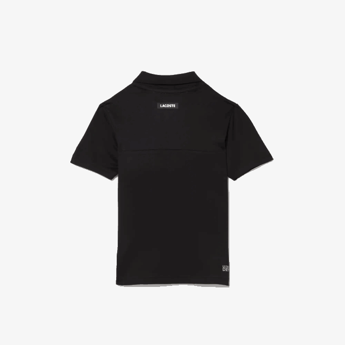 negro azul blanco 7ke VVL0A3150 niños Lacoste polo deportivo de tenis con bloques de color