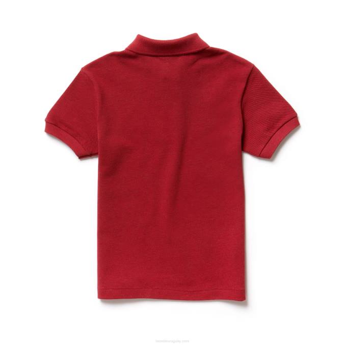 rojo eu7 VVL0A3172 niños Lacoste polo de petit piqué regular fit