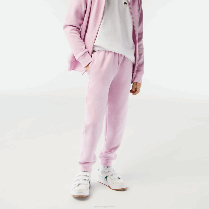 rosa z4h VVL0A3212 niños Lacoste pantalones de chándal con diseño colour block