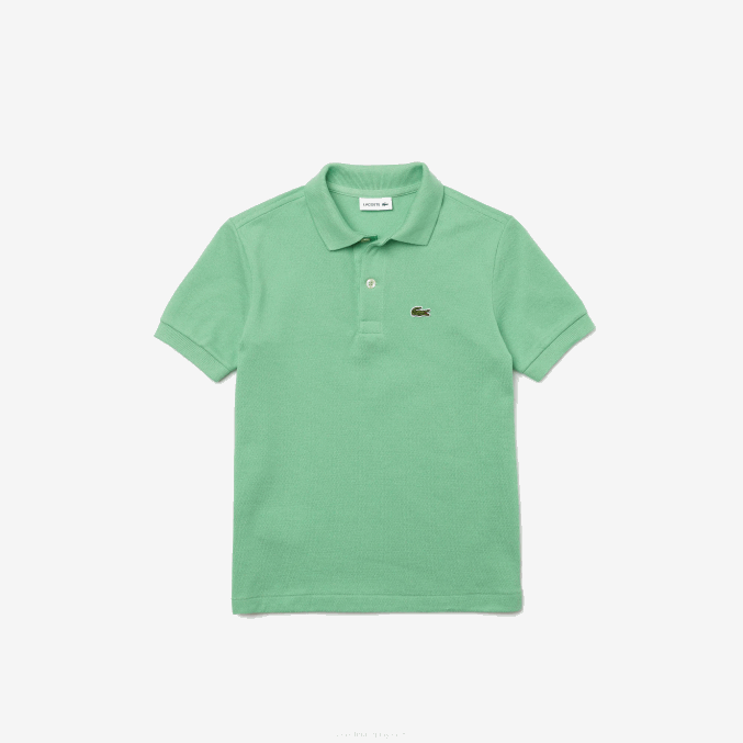 ttf verde VVL0A3124 niños Lacoste polo de petit piqué regular fit