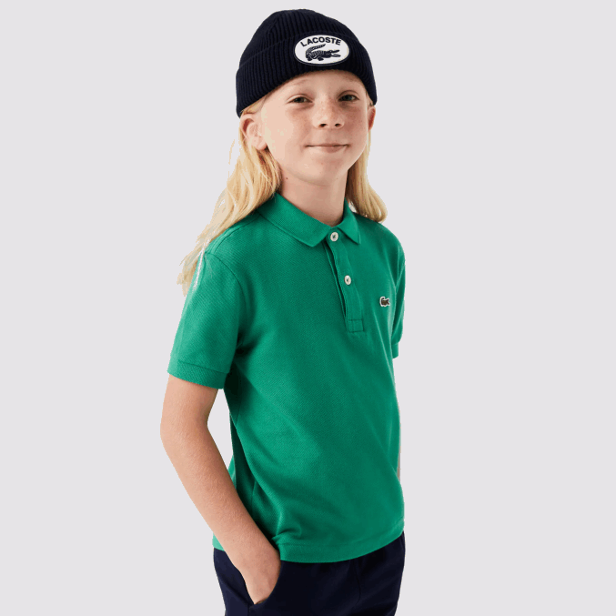 verde hd2 VVL0A3155 niños Lacoste polo de petit piqué regular fit