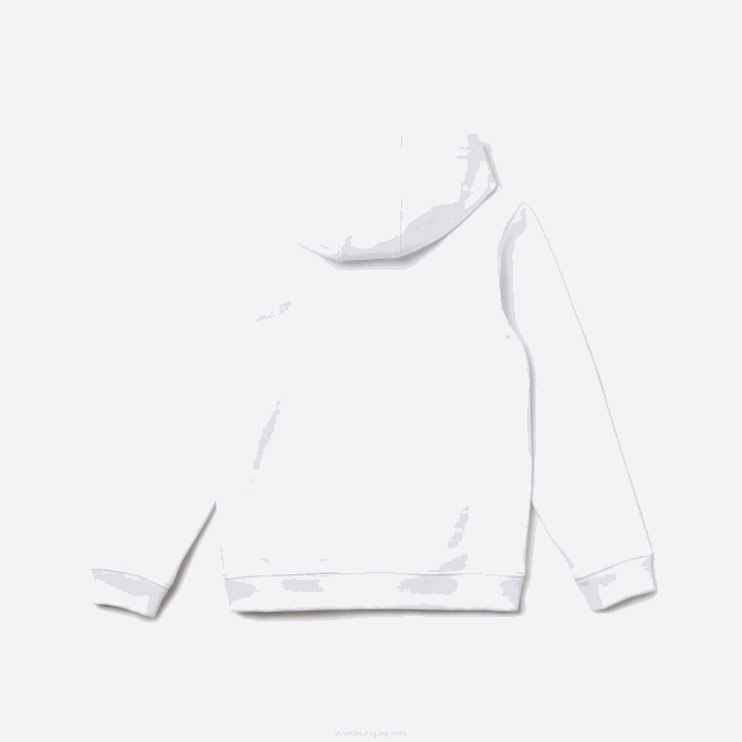 blanco 001 VVL0A3202 niños Lacoste sudadera con capucha de cocodrilo