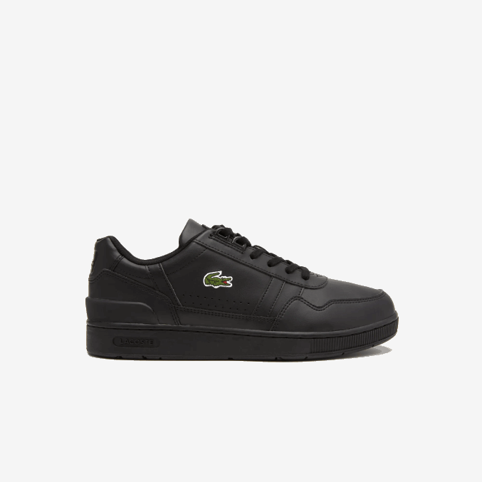 negro 02h VVL0A3314 juniors Lacoste tenis sintéticos con clip en T