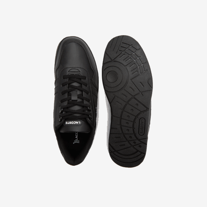 negro 02h VVL0A3314 juniors Lacoste tenis sintéticos con clip en T