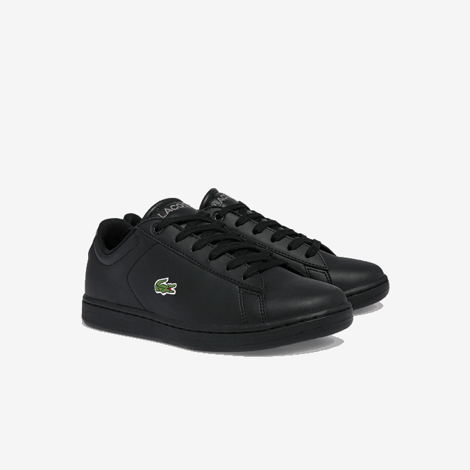 negro 02h VVL0A3328 juniors Lacoste tenis carnaby evo bl sintéticos