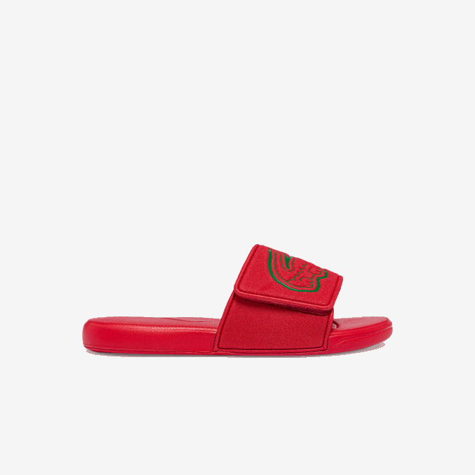 rojo verde t2q VVL0A3327 juniors Lacoste chanclas sintéticas con correa l.30