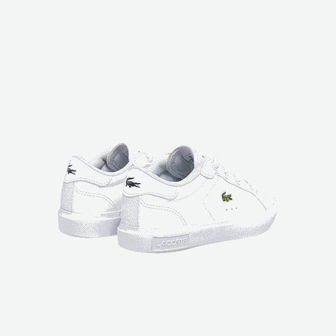 blanco 21g VVL0A2935 infantes Lacoste tenis sintéticos powercourt