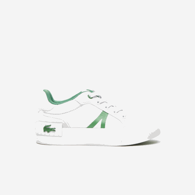 blanco/verde 082 VVL0A2933 infantes Lacoste zapatillas l004 textil