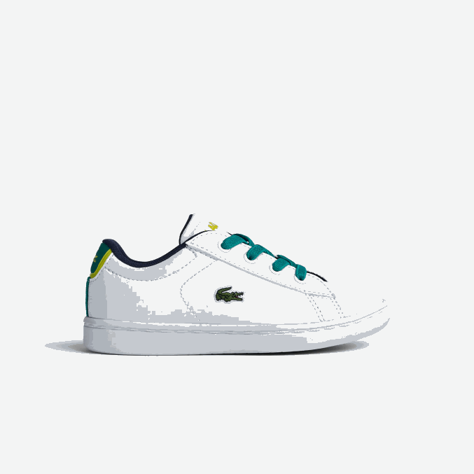 blanco/verde 082 VVL0A2985 infantes Lacoste zapatillas sintéticas carnaby