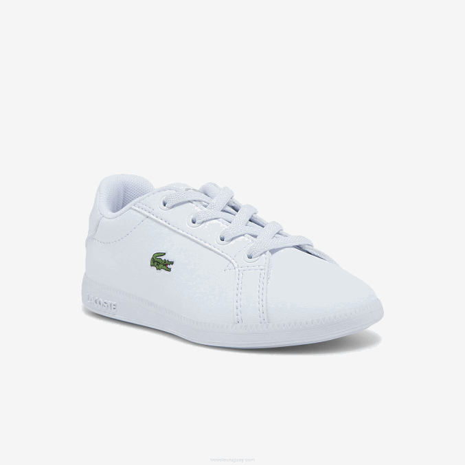 blanco y negro 147 VVL0A2991 infantes Lacoste zapatillas graduadas