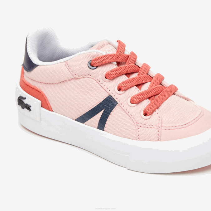rosa azul marino s1n VVL0A2932 infantes Lacoste zapatillas l004 textil