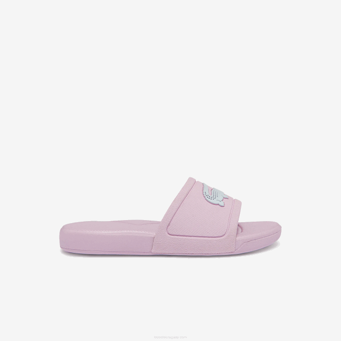rosa claro y blanco 208 VVL0A3233 niños Lacoste l.30 toboganes sintéticos