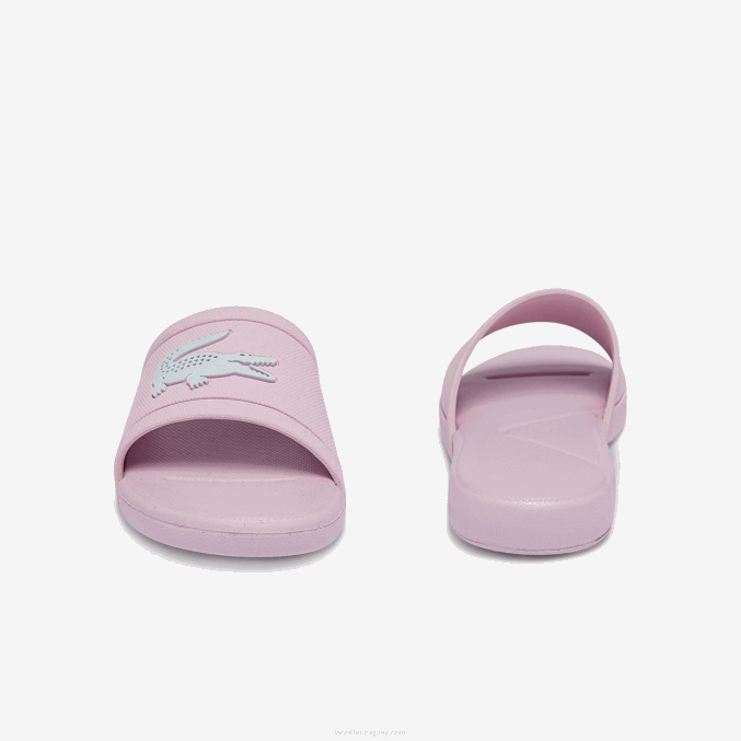 rosa claro y blanco 208 VVL0A3233 niños Lacoste l.30 toboganes sintéticos