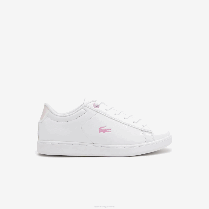 blanco 21g VVL0A3114 niños Lacoste zapatillas sintéticas carnaby