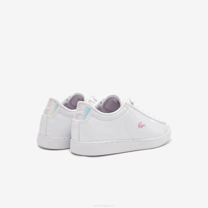 blanco 21g VVL0A3114 niños Lacoste zapatillas sintéticas carnaby