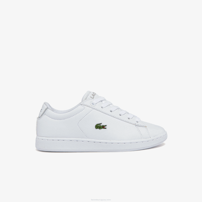 blanco 21g VVL0A3226 niños Lacoste tenis carnaby evo bl sintéticos