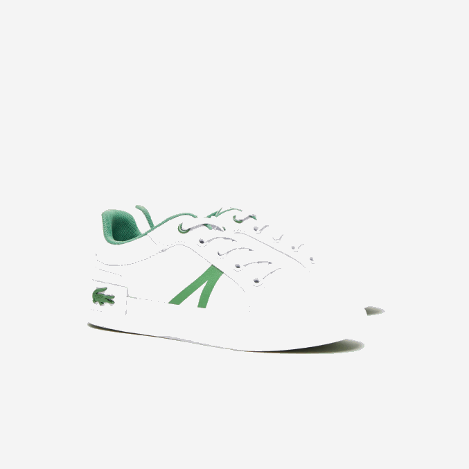blanco/verde 082 VVL0A3060 niños Lacoste zapatillas l004 textil