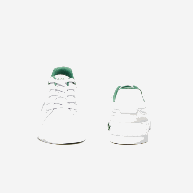 blanco/verde 082 VVL0A3060 niños Lacoste zapatillas l004 textil