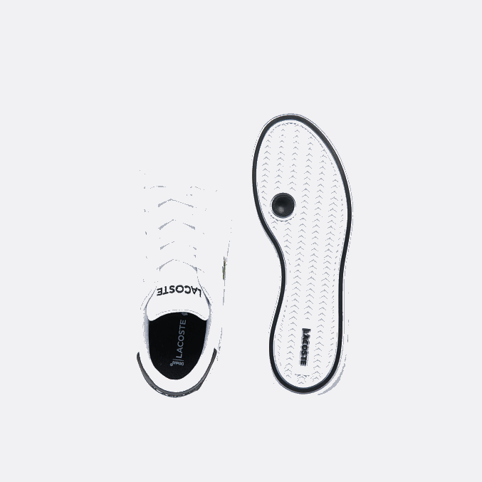 blanco y negro 147 VVL0A3302 niños Lacoste zapatillas graduadas