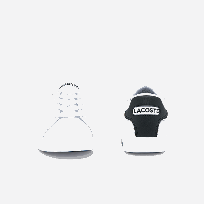 blanco y negro 147 VVL0A3302 niños Lacoste zapatillas graduadas