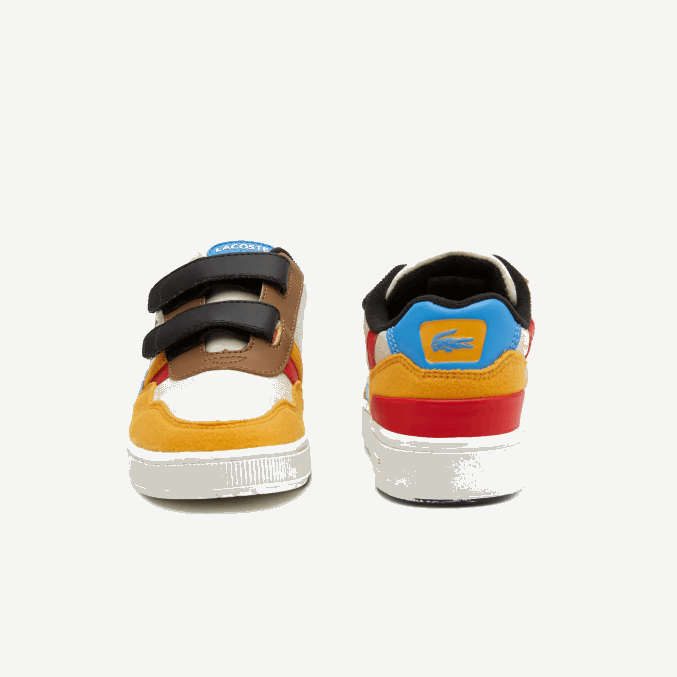 blanquecino y amarillo ht3 VVL0A3303 niños Lacoste zapatos al aire libre sintéticos de invierno t-clip