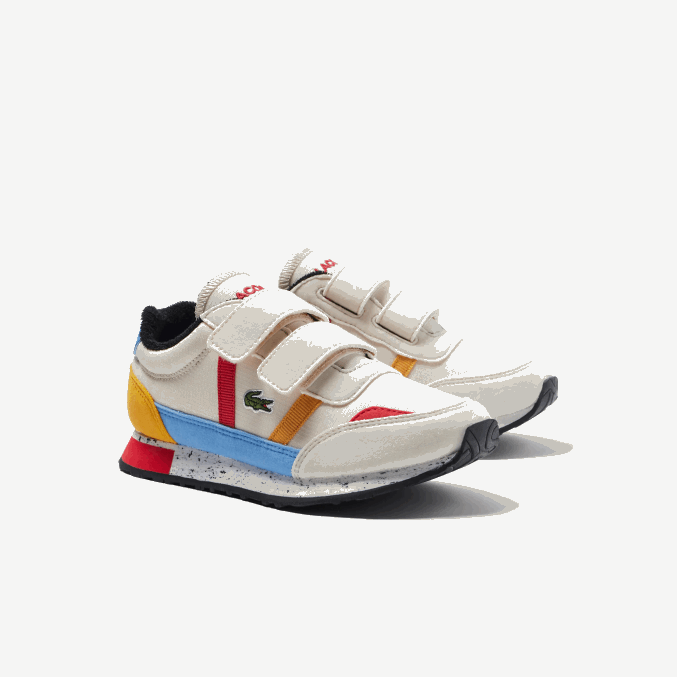 blanquecino y amarillo ht3 VVL0A3306 niños Lacoste zapatos de exterior sintéticos de invierno compañero