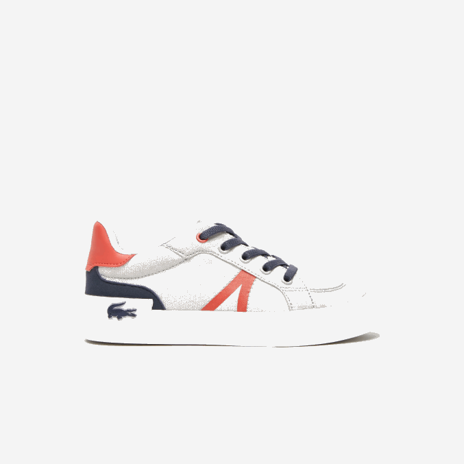 gris claro rojo 15c VVL0A3061 niños Lacoste zapatillas l004 textil